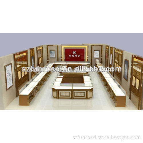 Stainless Steel Jewelry Retail Shop Display Showcase Design for Sale